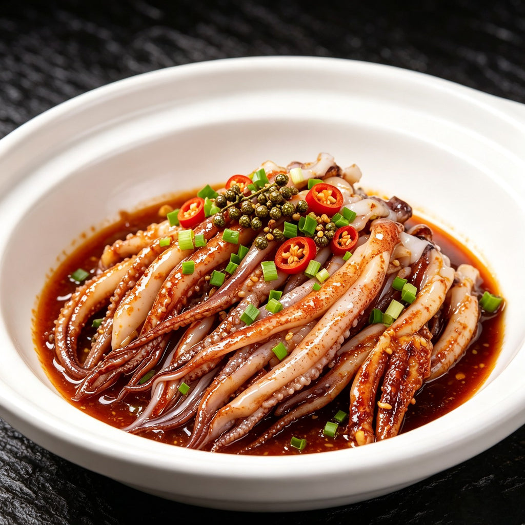 Frozen Squid Tentacles, BBQ-Ready