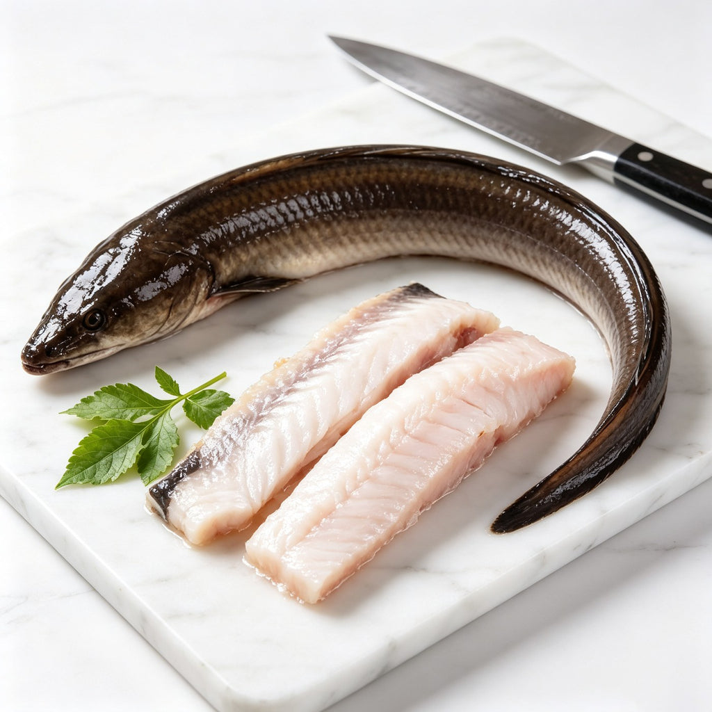 Frozen Eel, Cleaned and Ready