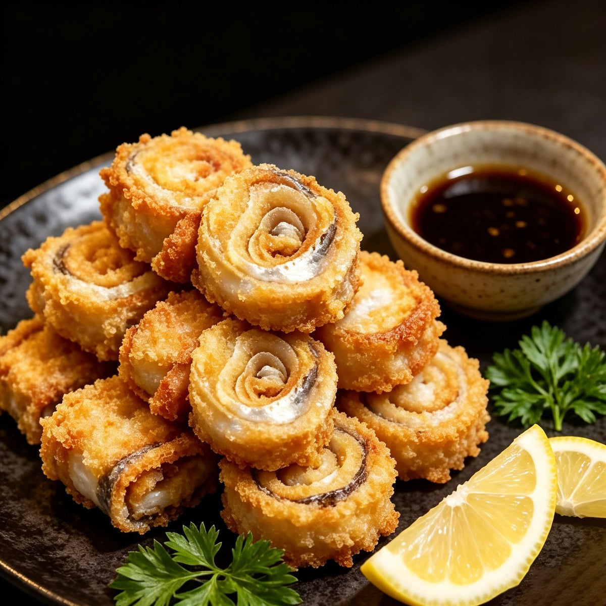 Frozen Eel Rolls, Skewer-Ready