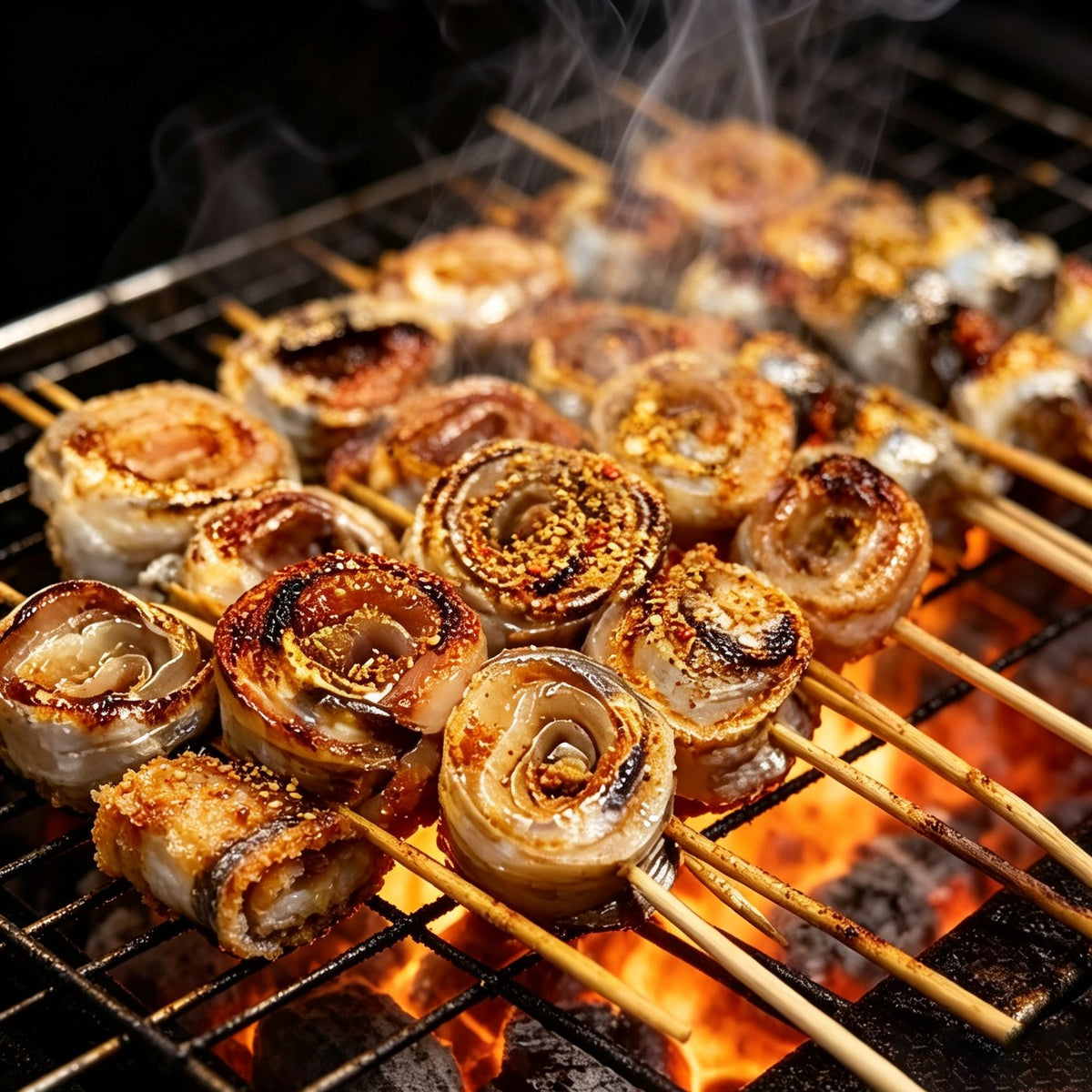 Frozen Eel Rolls, Skewer-Ready